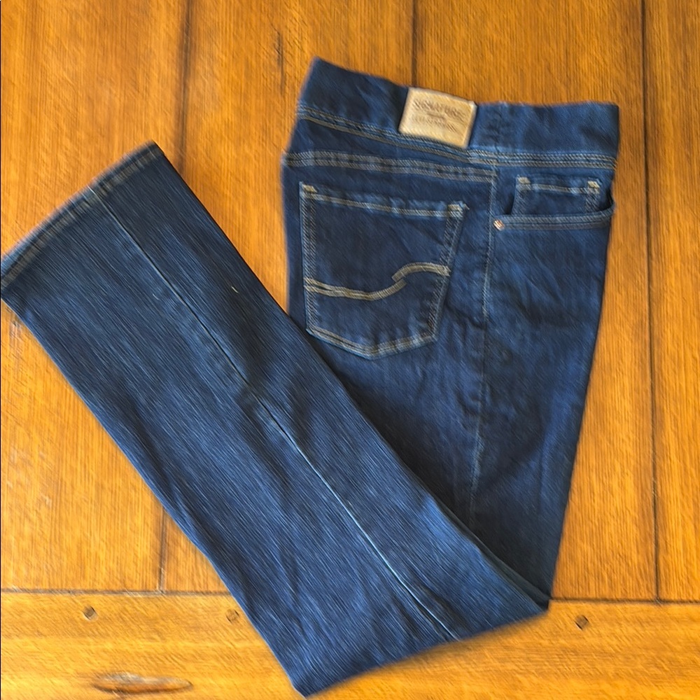 Signature by Levi Strauss Totally Shaping Bootcut Pull On Jeans